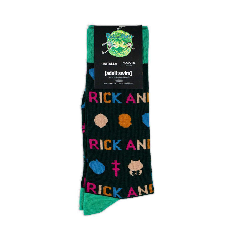 Dimension C-132-Colección-Rick and Morty-Adult Swim-Pickle Rick-Calcetines-Algodón-Noma Outfitters